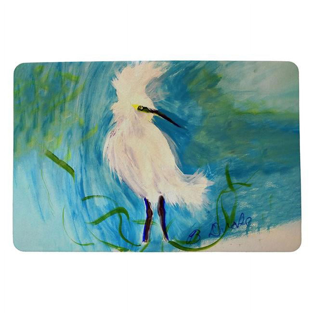 18 x 26 in. Wacky Egret Door Mat