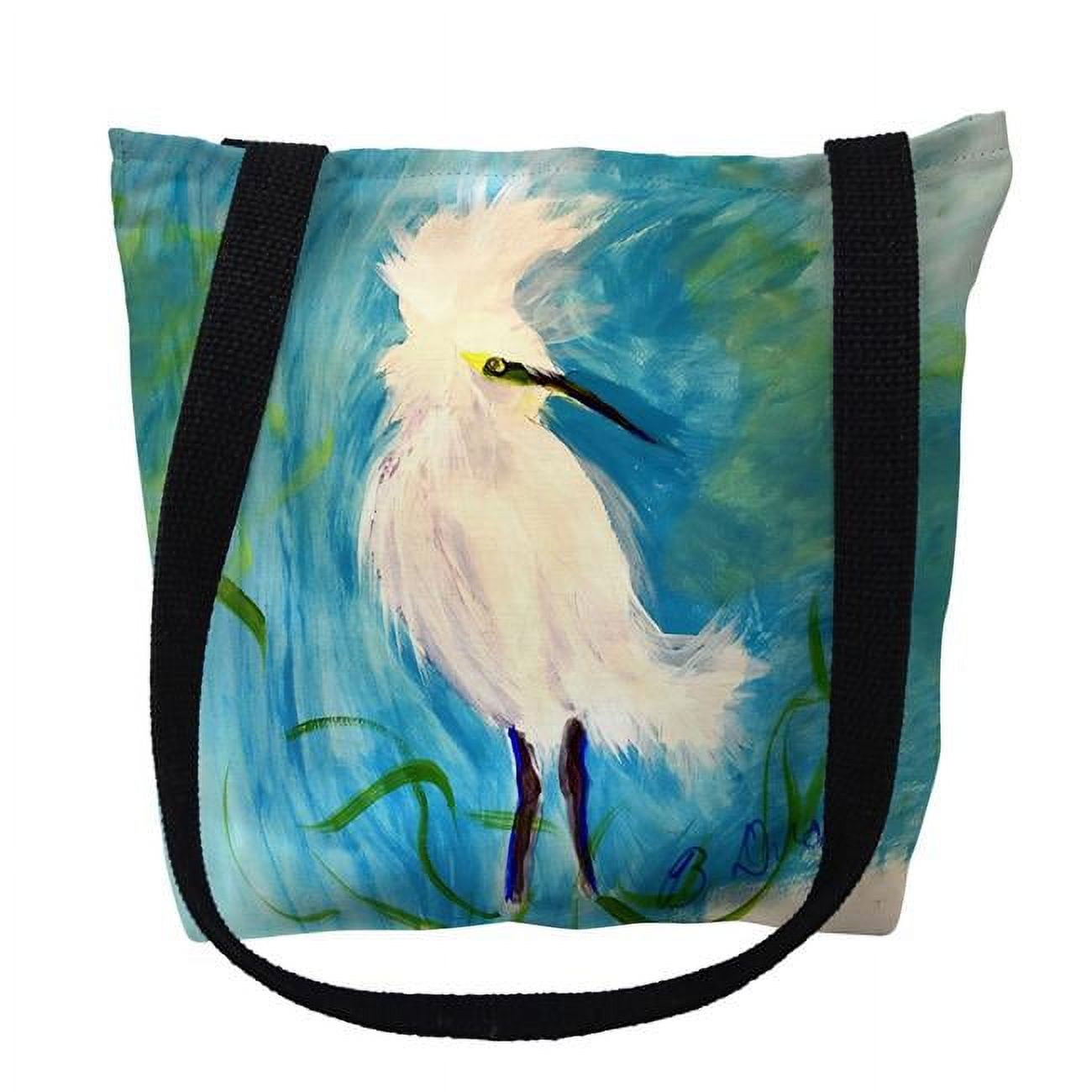 18 x 18 in. Wacky Egret Tote Bag - Large
