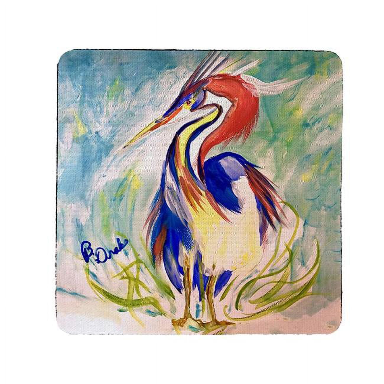 Picture of Betsy Drake CT1441 Wacky Louisiana Heron Coaster - Set of 4