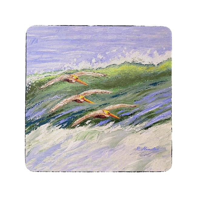 Picture of Betsy Drake CT1366 Pelicans Cruising Coaster - Set of 4