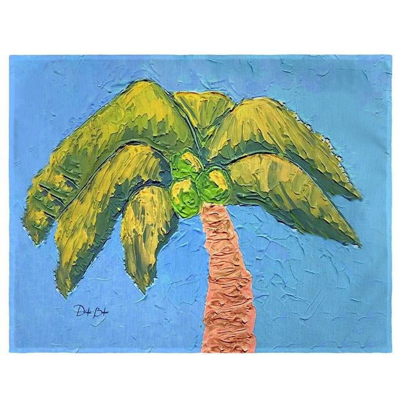 Picture of Betsy Drake PM1369 14 x 18 in. Drakes Palm Tree Place Mat - Set of 4