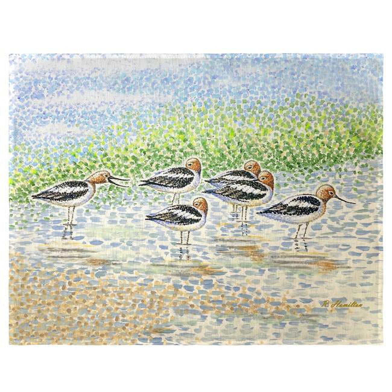 Picture of Betsy Drake PM1365 14 x 18 in. Summer Avocets Place Mat - Set of 4