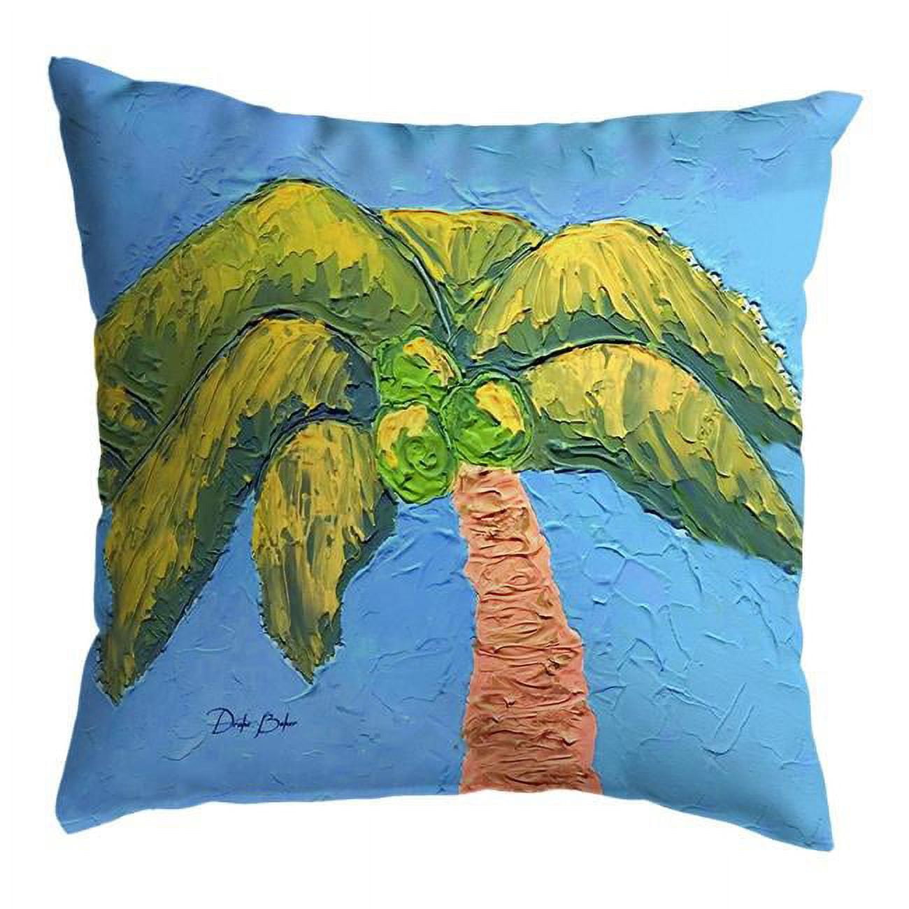 18 x 18 in. Drakes Palm Tree No Cord Pillow