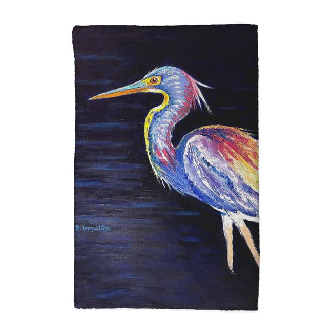 Picture of Betsy Drake KT1376 16 x 25 in. Palette Louisiana Heron Kitchen Towel