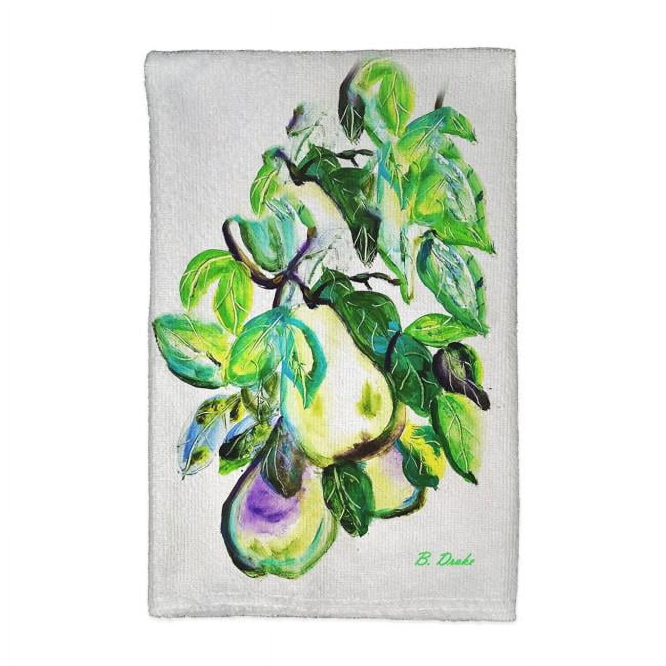 Picture of Betsy Drake KT1373 16 x 25 in. Hanging Pears Kitchen Towel