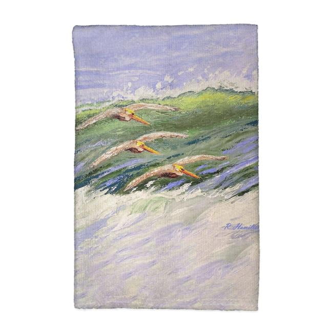 Picture of Betsy Drake KT1366 16 x 25 in. Pelicans Cruising Kitchen Towel