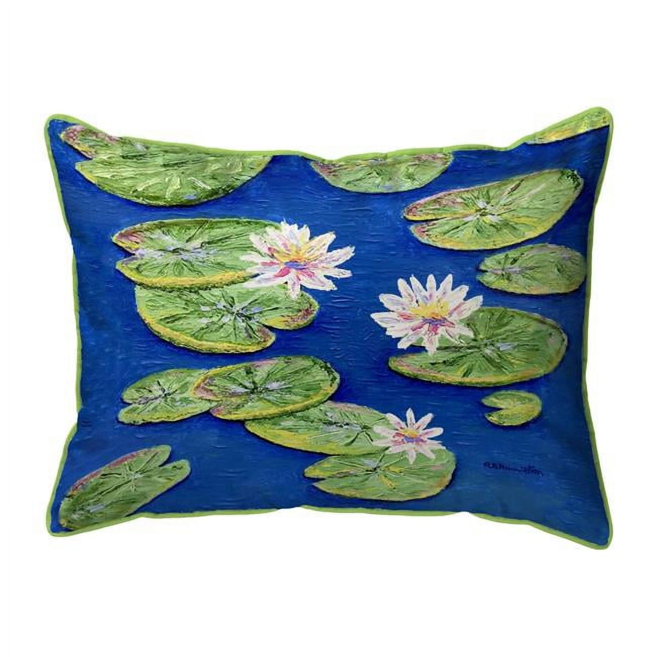 20 x 24 in. Lily Pads Zippered Pillow - Extra Large