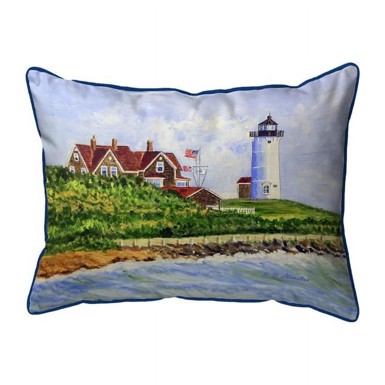20 x 24 in. Nobska Lighthouse Zippered Pillow - Extra Large