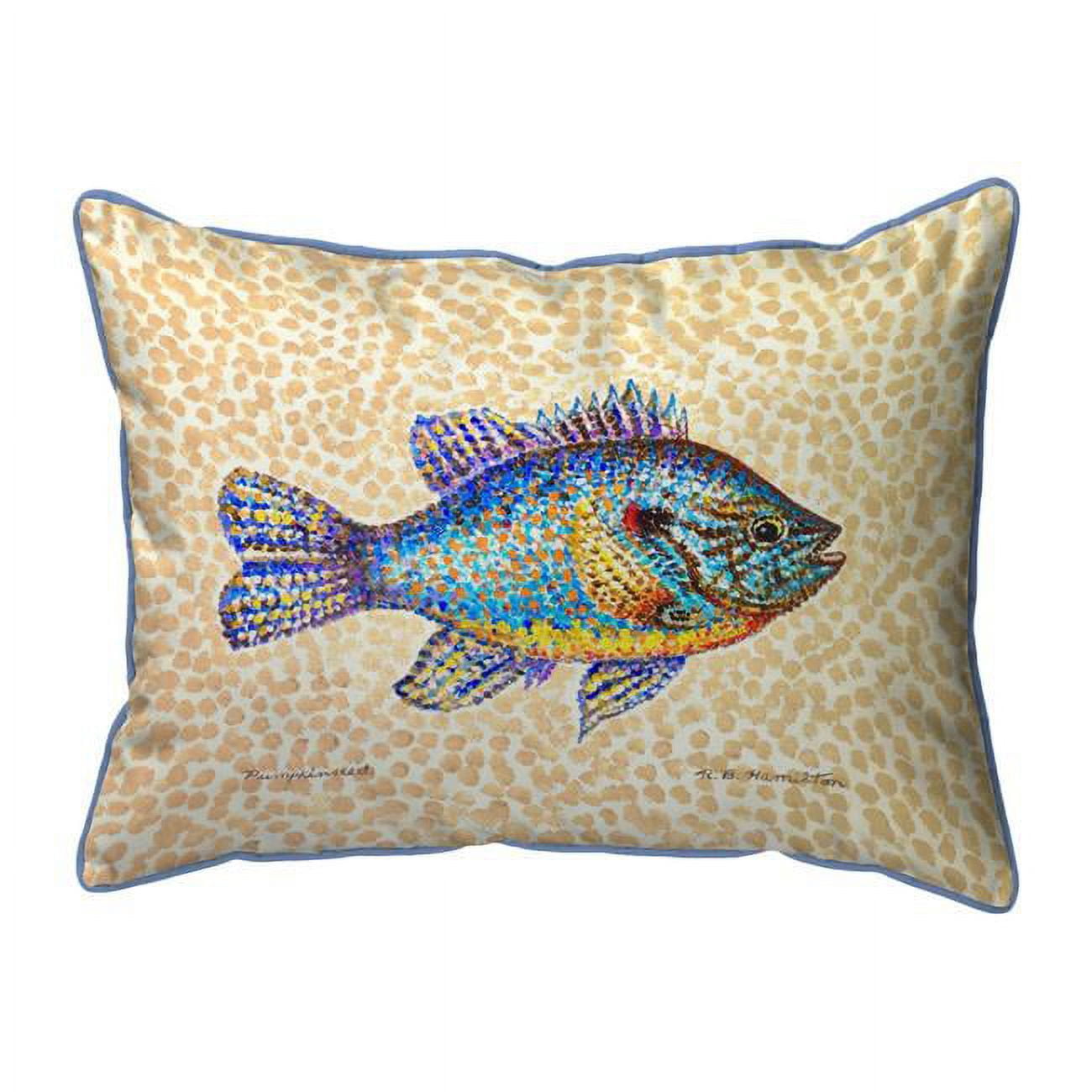 20 x 24 in. Pumpkinseed Fish Zippered Pillow - Extra Large