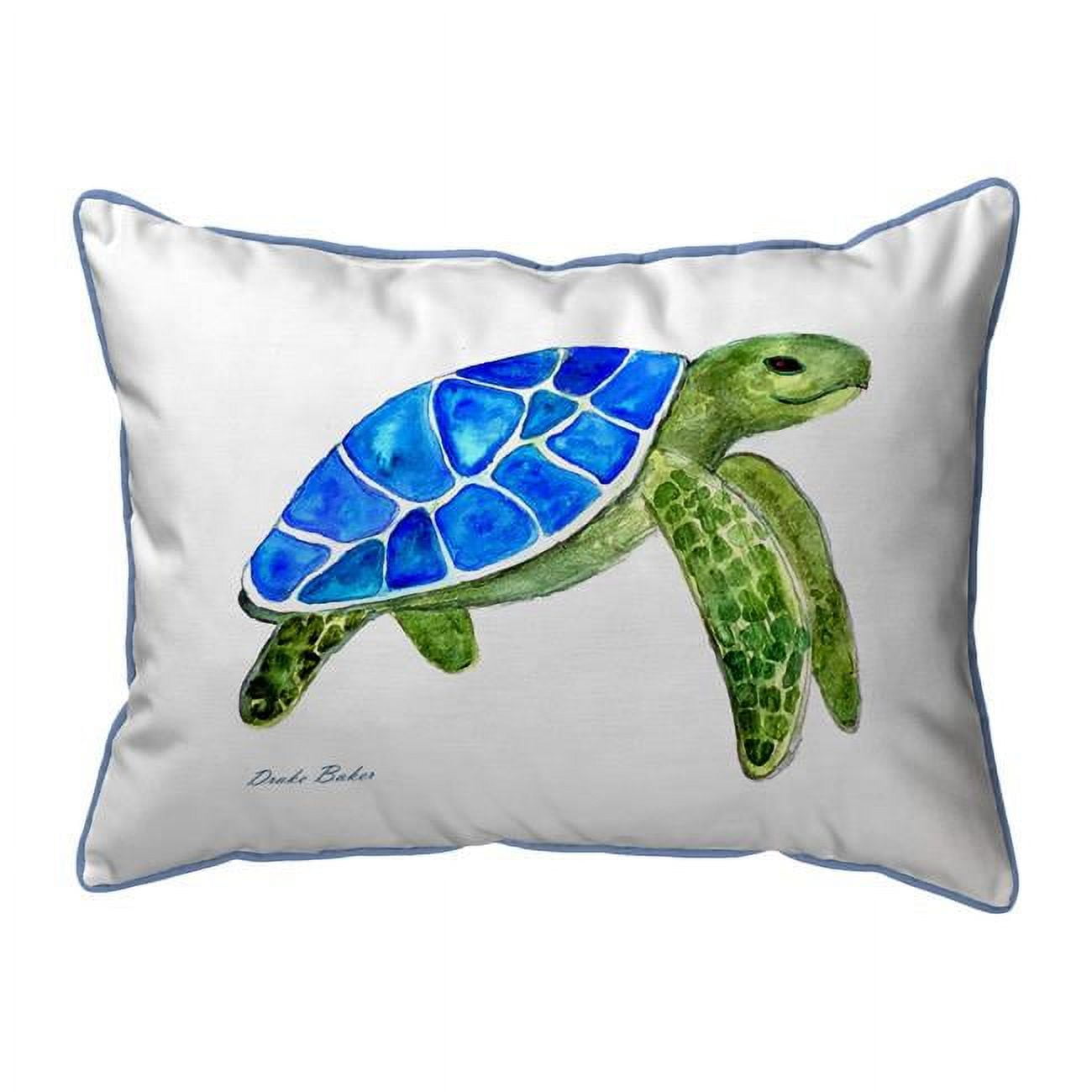 20 x 24 in. Drakes Sea Turtle Zippered Pillow - Extra Large