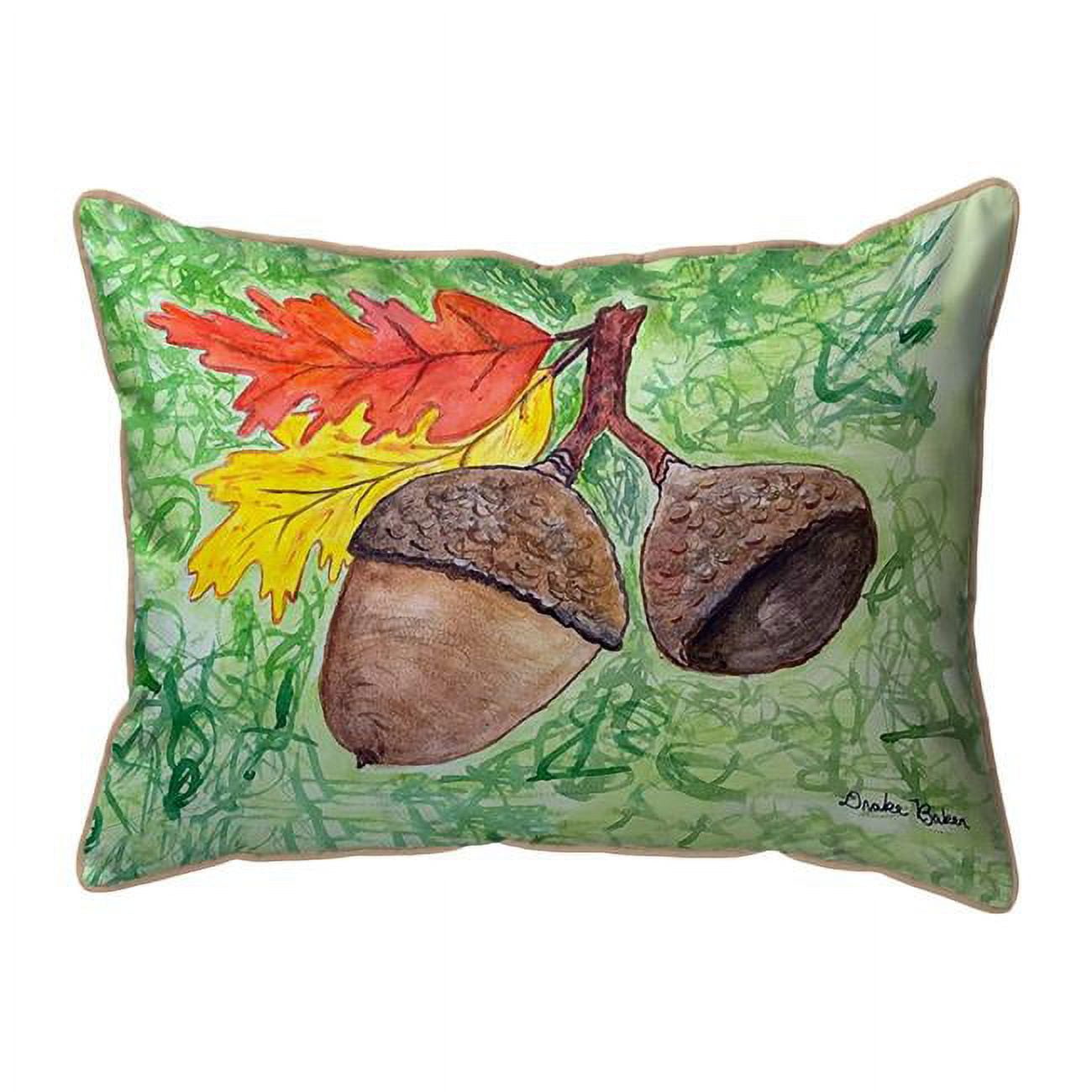 20 x 24 in. Drakes Acorns Zippered Pillow - Extra Large