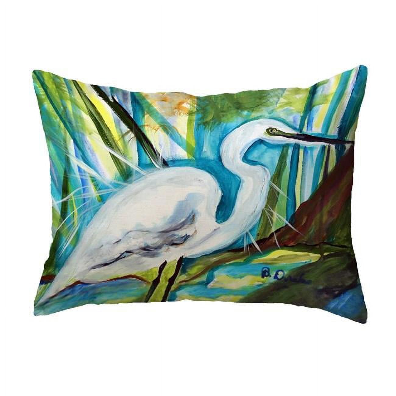 16 x 20 in. Great Egret No Cord Pillow