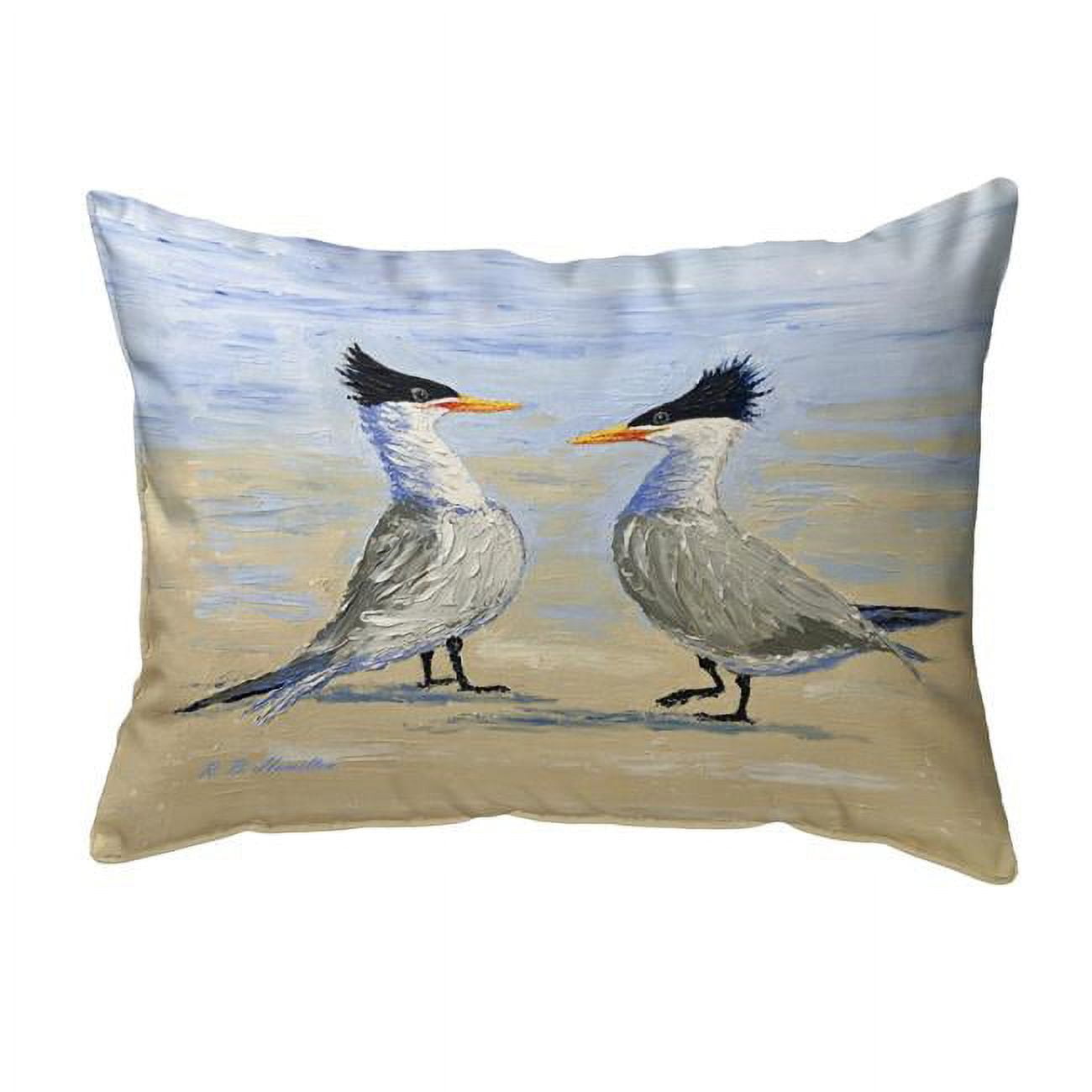 11 x 14 in. Two Terns Small Noncorded Pillow