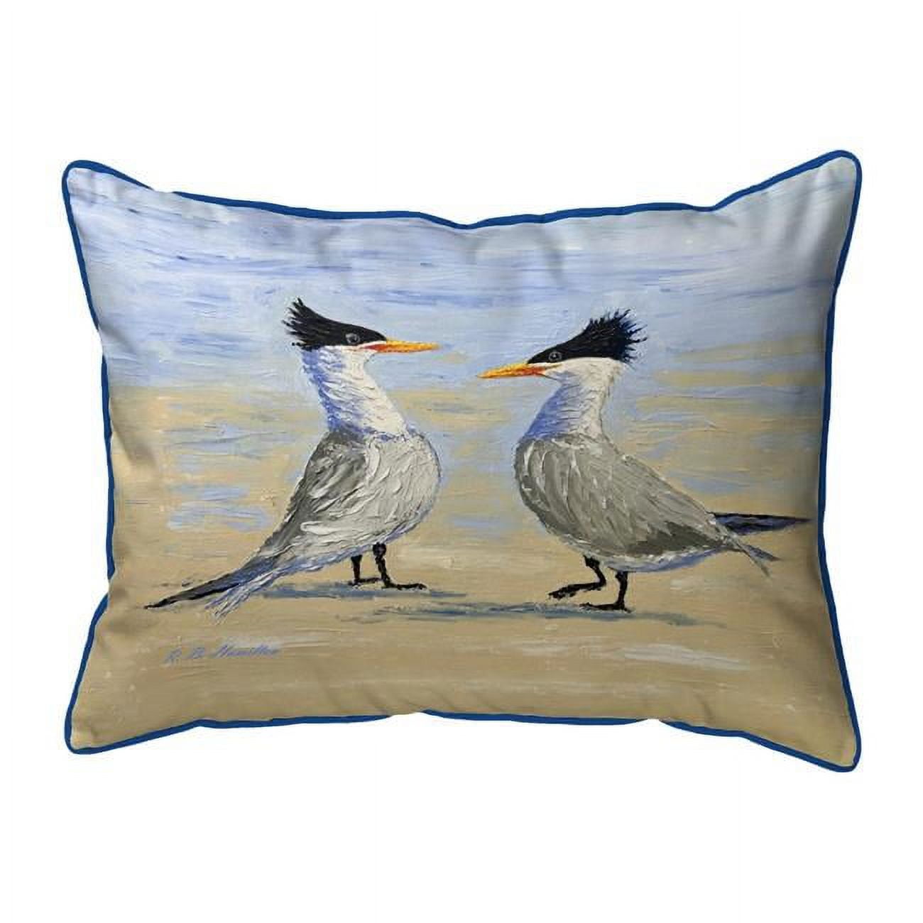 ZP1435 20 x 24 in. Two Terns Extra Large Zippered Pillow