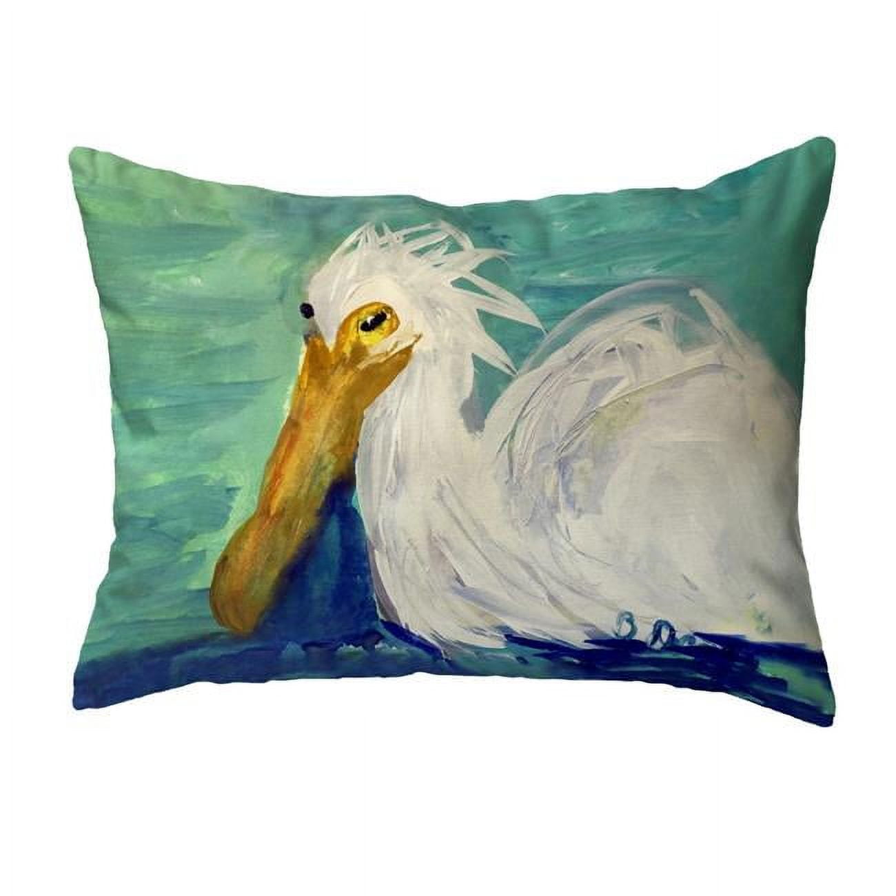11 x 14 in. Crazy Egret Small Noncorded Pillow