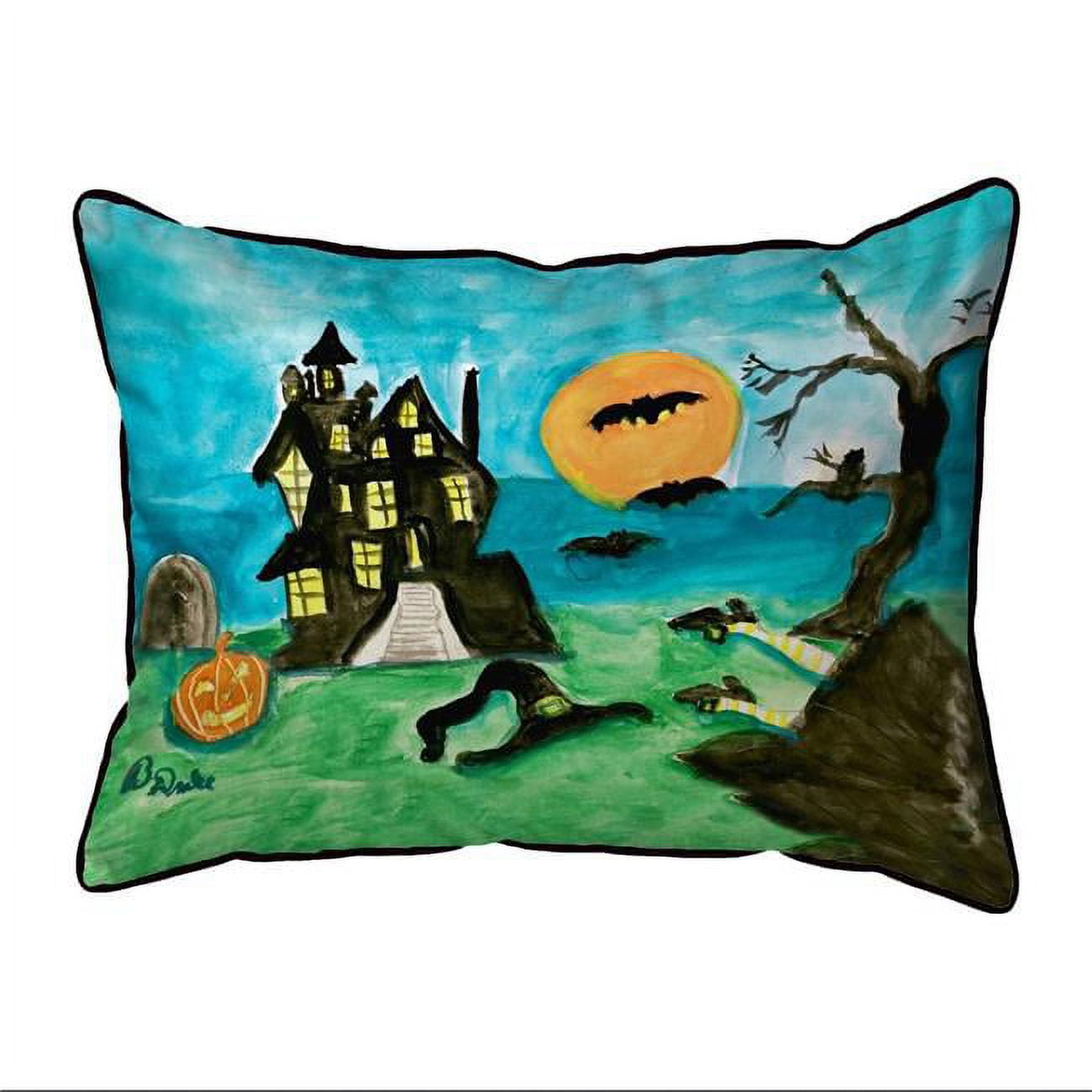 Picture of Betsy Drake Interiors ZP1445 20 x 24 in. Witch is Dead Extra Large Zippered Pillow
