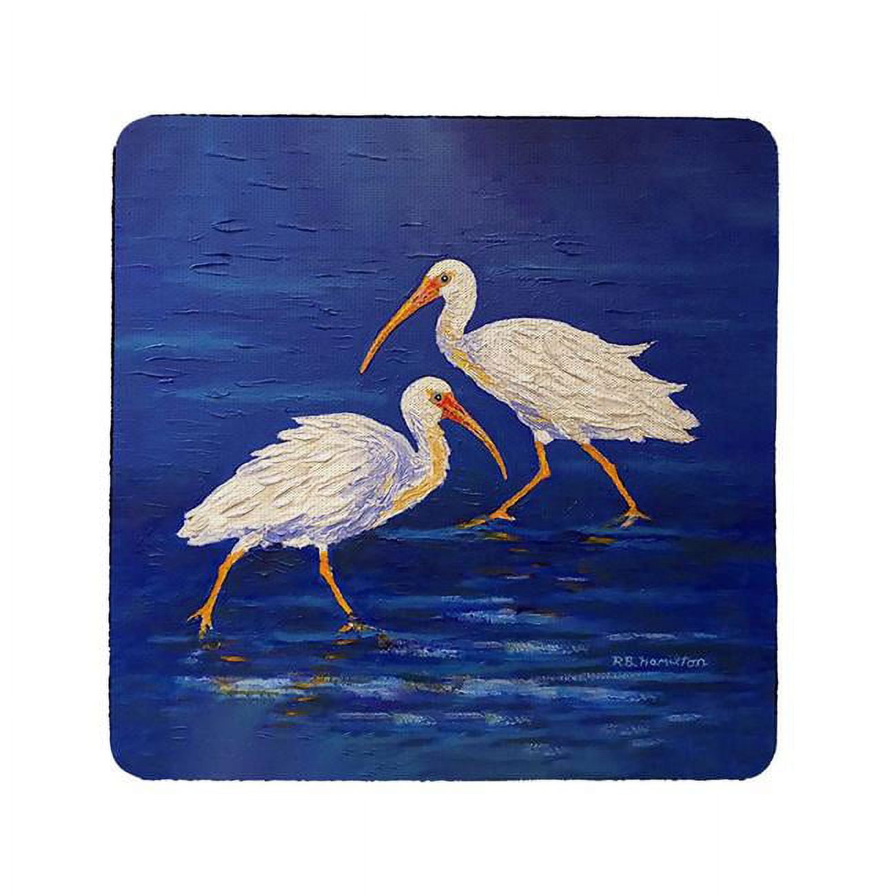 Picture of Betsy Drake Interiors CT1447 Ibis Passing Coaster, Set of 4