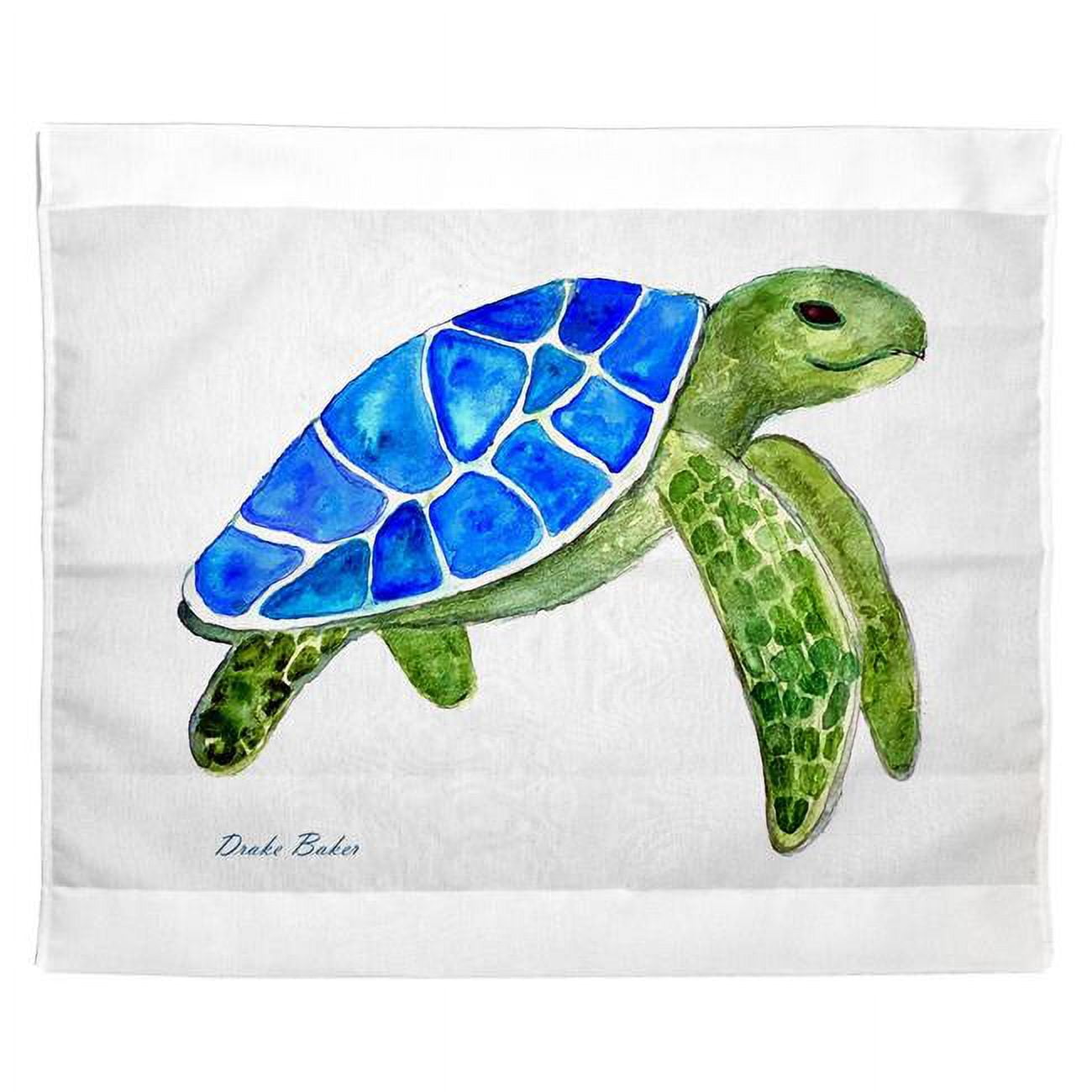 24 x 30 in. Drakes Sea Turtle Outdoor Wall Hanging
