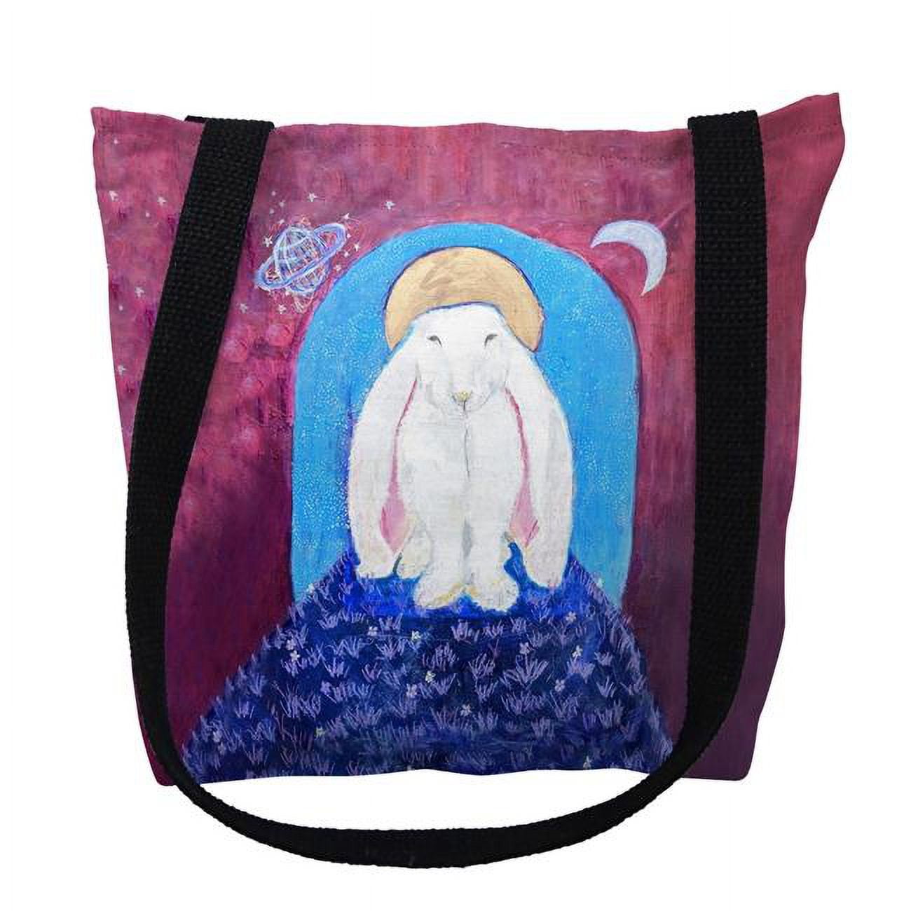 18 x 18 in. Night Bunny Large Tote Bag