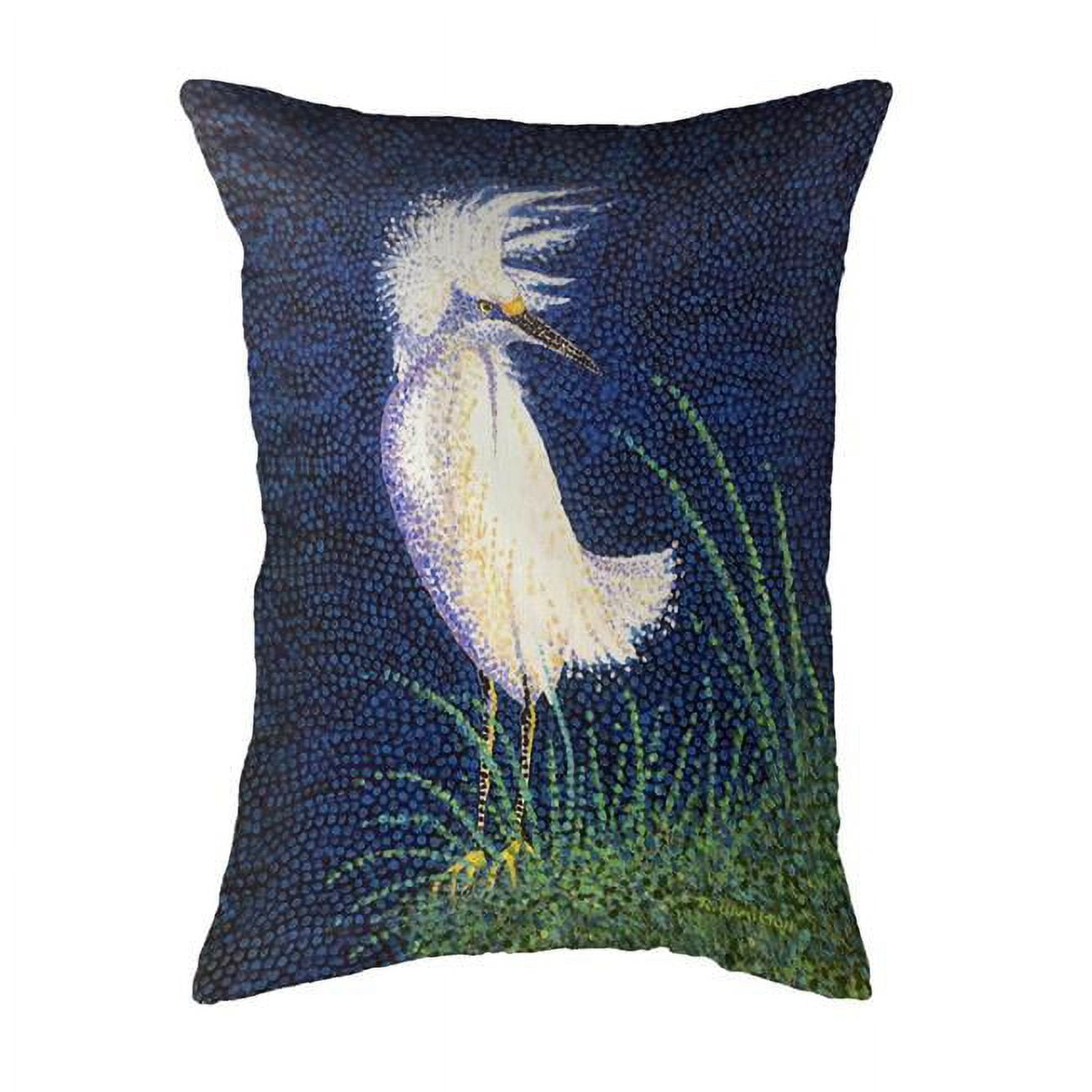 16 x 20 in. Windy Egret No Cord Pillow