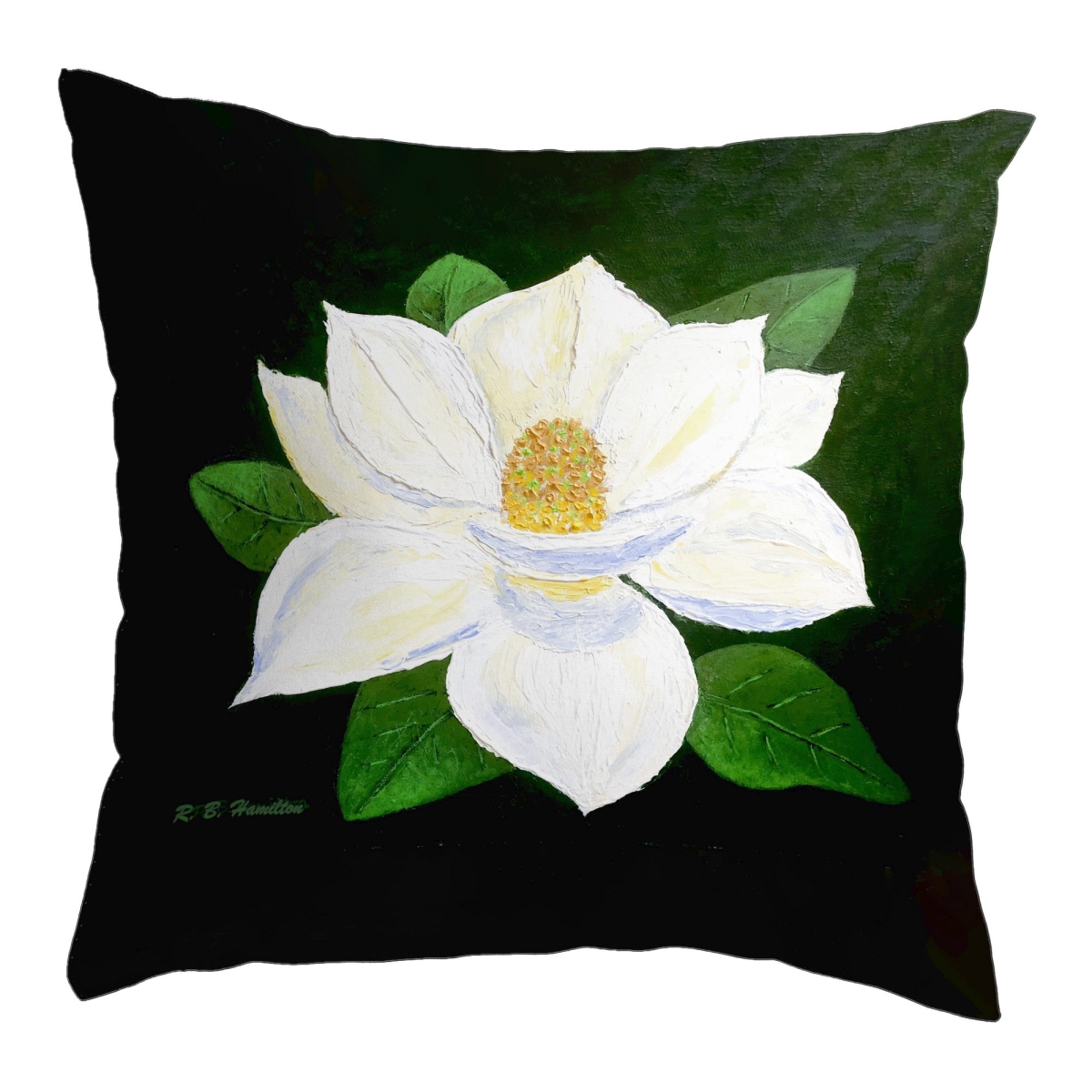 NC1522 Dicks Magnolia No Cord Pillow - 18 x 18 in.
