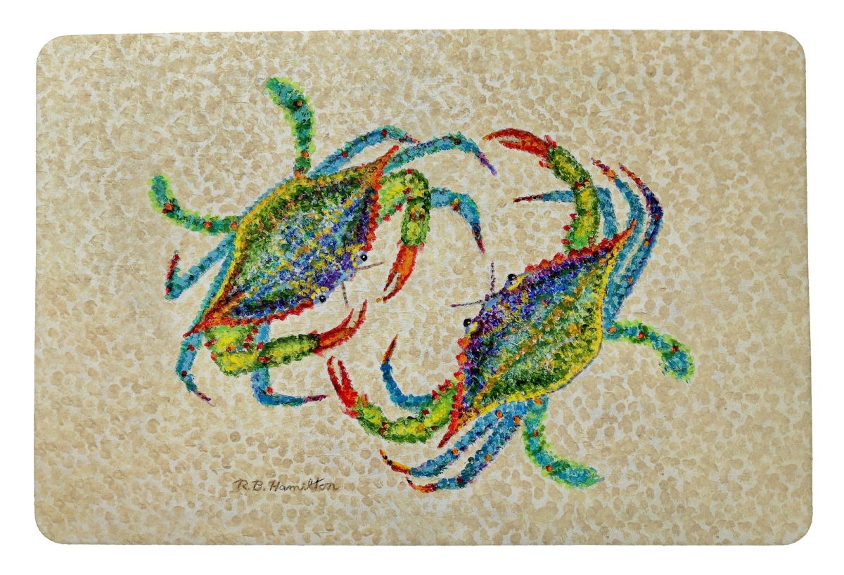 DM1321 Crab Dance Door Mat - 18 x 26 in.