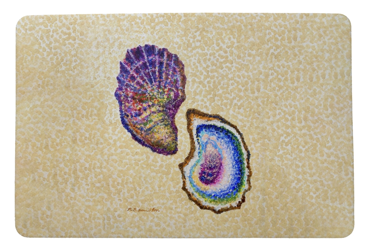 DM1329 Two Oysters Door Mat - 18 x 26 in.