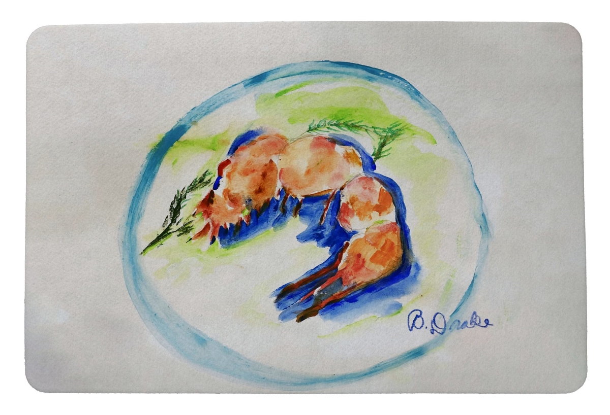 DM1335 Shrimp Plate Door Mat - 18 x 26 in.