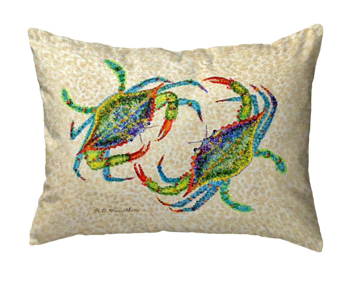 KS1321 Crab Dance Small Noncorded Pillow - 11 x 14 in.