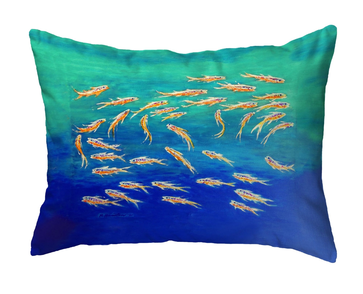 KS1323 Schooling Fish Small Noncorded Pillow - 11 x 14 in.
