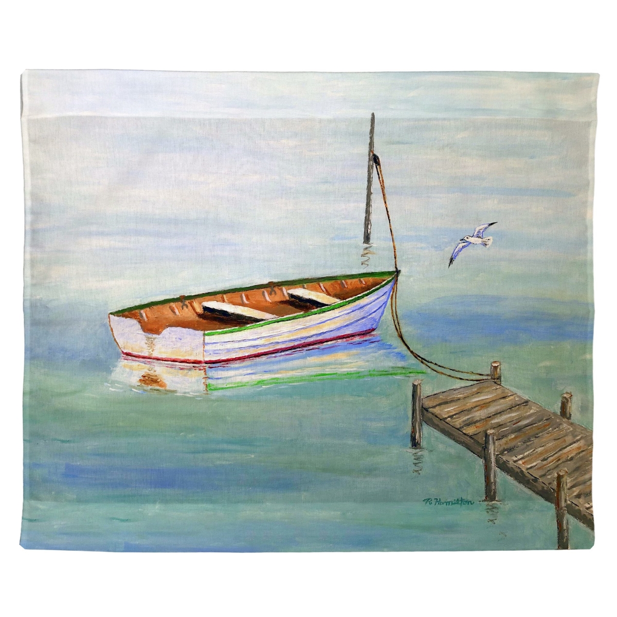 TP1469 Row Boat Outdoor Wall Hanging - 24 x 30 in.