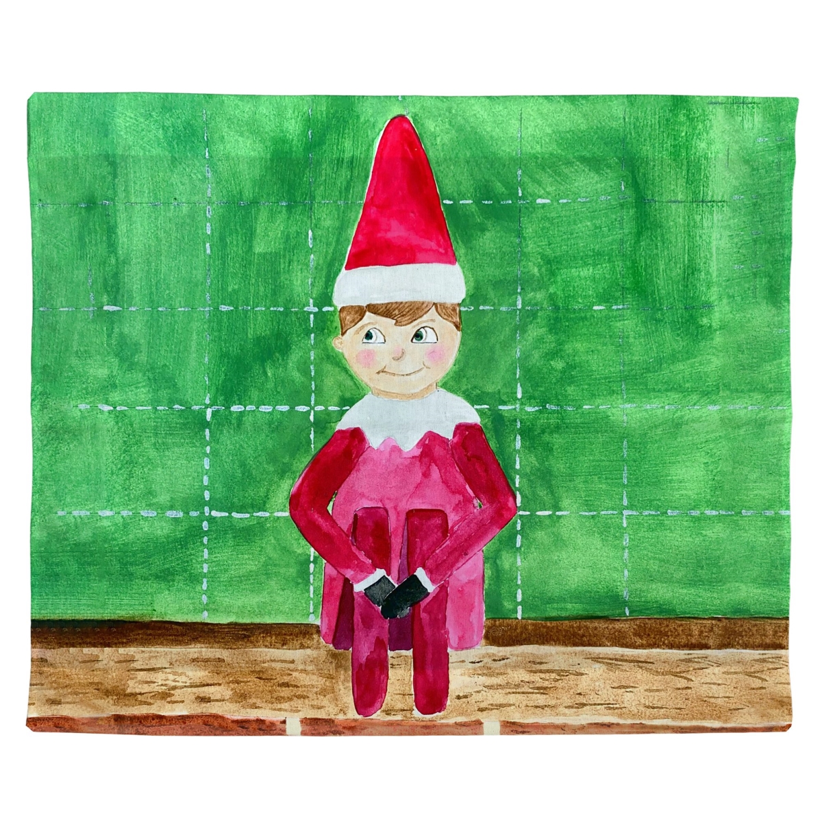 TP1473 Drakes Elf Outdoor Wall Hanging - 24 x 30 in.