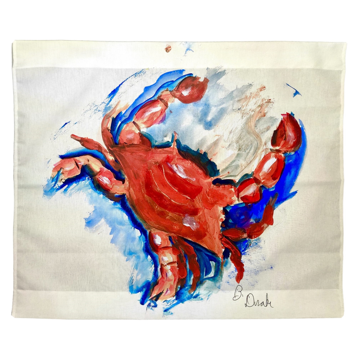 TP1474 Betsys Red Crab Outdoor Wall Hanging - 24 x 30 in.