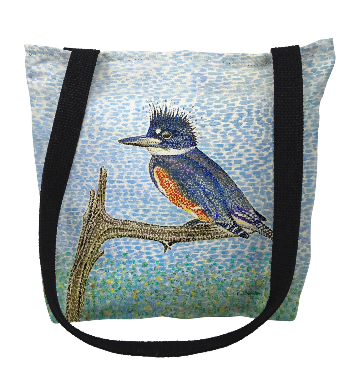 TY1529G Kingfisher Large Tote Bag - 18 x 18 in.