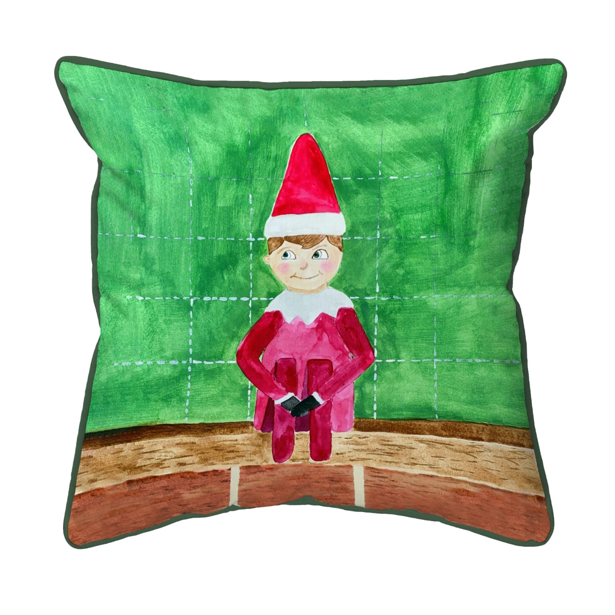 ZP1473 Drakes Elf Extra Large Zippered Pillow - 22 x 22 in.