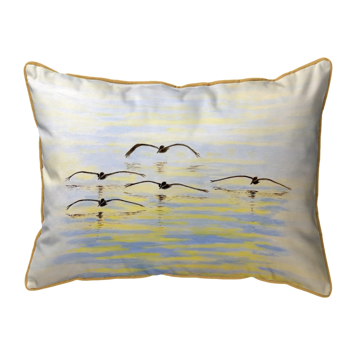 ZP1475 Cruising Pelicans Extra Large Zippered Pillow - 20 x 24 in.