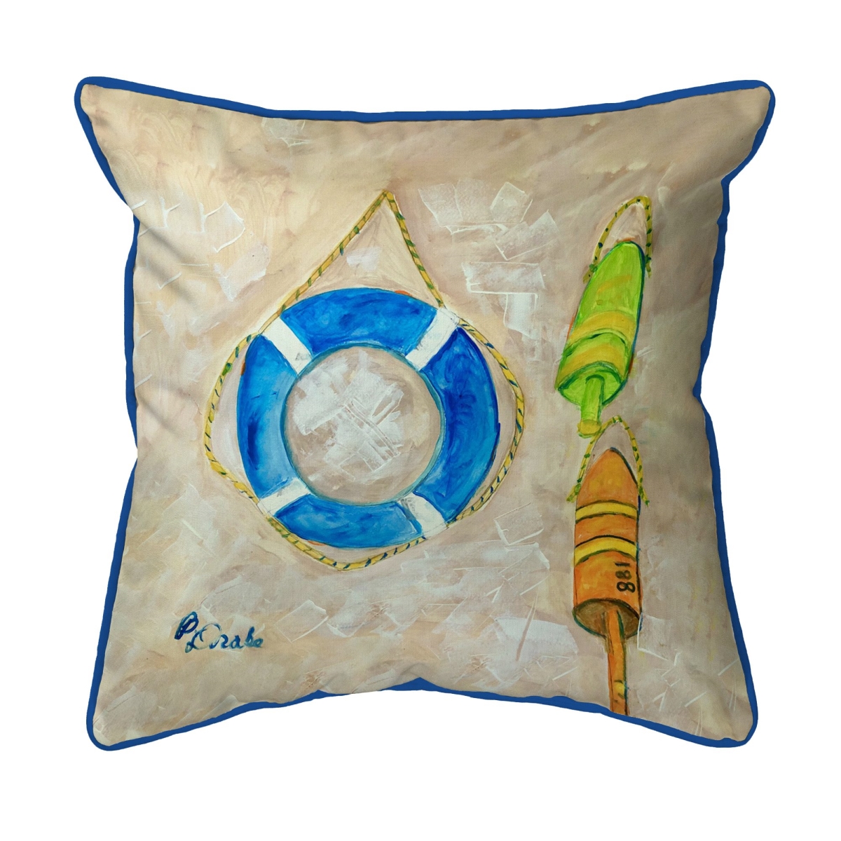 ZP1480 Life Preserver Extra Large Zippered Pillow - 22 x 22 in.