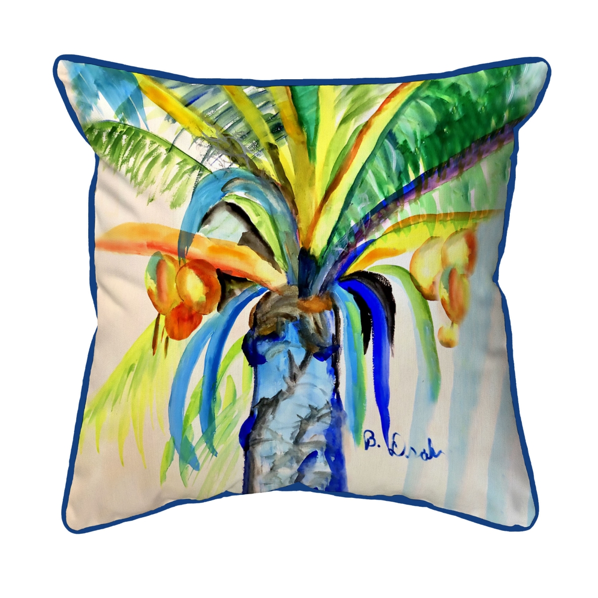 ZP1508 Palm Nuts II Extra Large Zippered Pillow - 22 x 22 in.