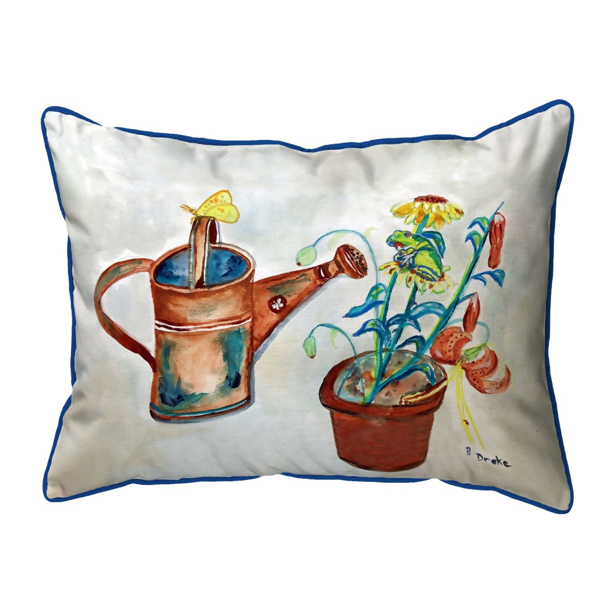 ZP1513 Watering Can Extra Large Zippered Pillow - 20 x 24 in.