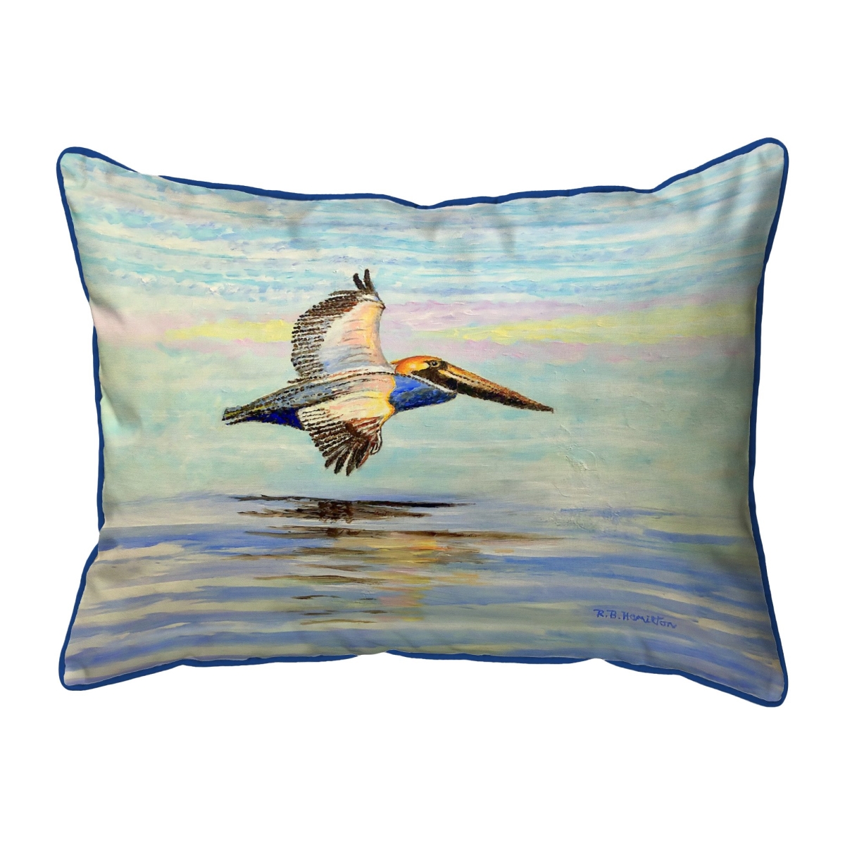 ZP1518 Gliding Pelican Extra Large Zippered Pillow - 20 x 24 in.
