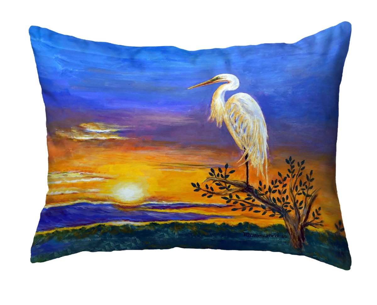 KS1536 Egret Sunset II Small Noncorded Pillow - 11 x 14 in.
