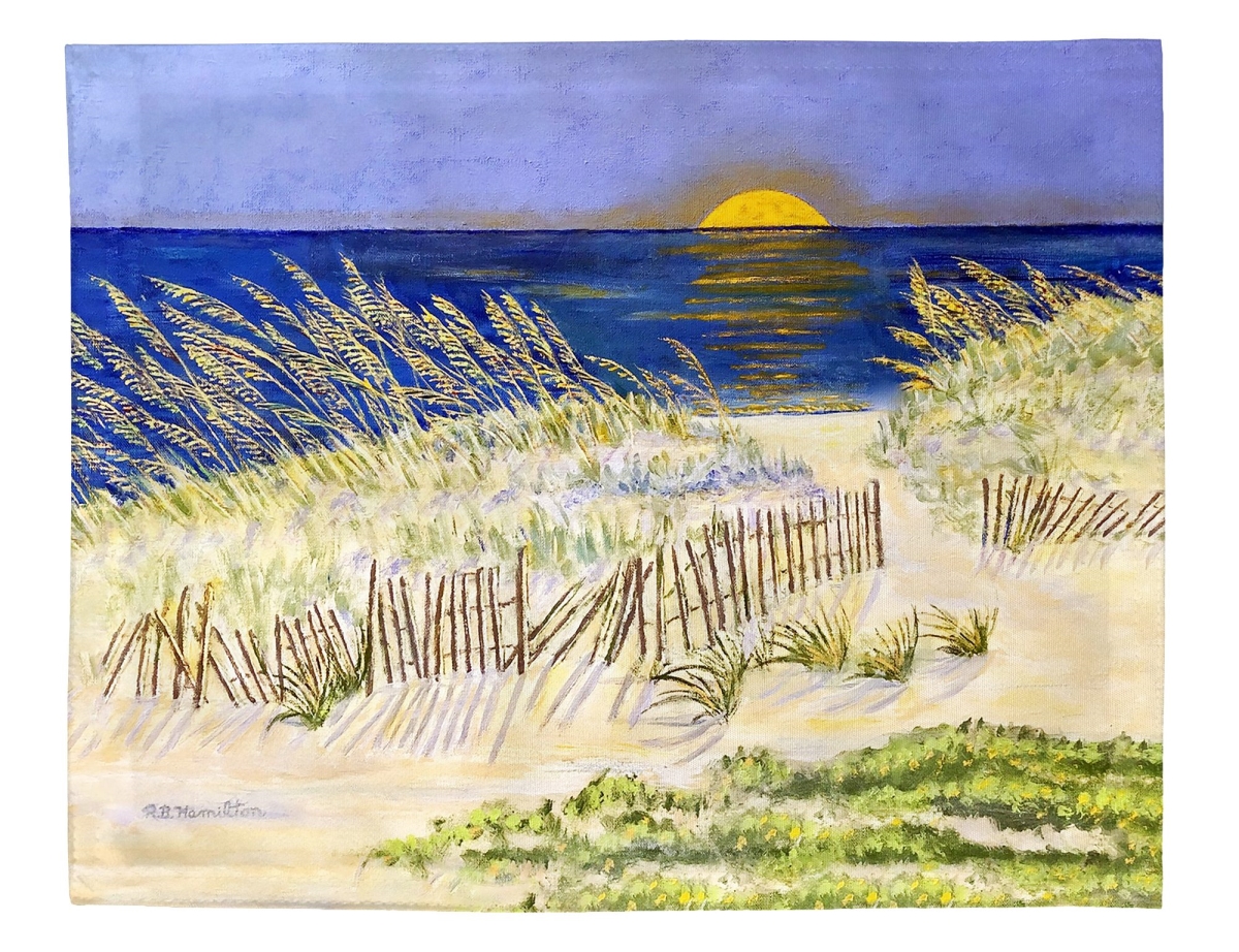 Picture of Betsy Drake PM1478 Sea Oats Moonrise Place Mat - 14 x 18 in. - Set of 4