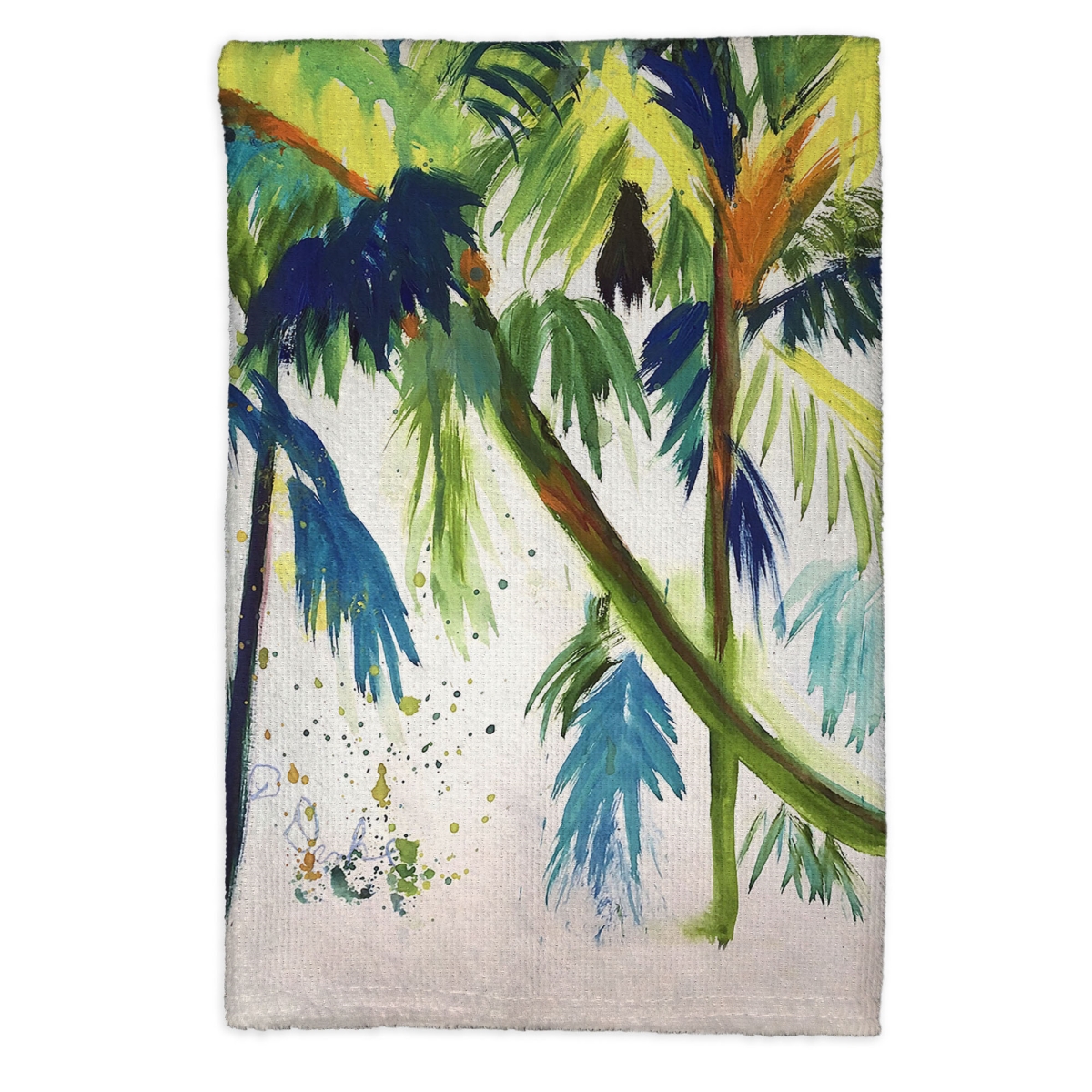 Picture of Betsy Drake KT1241 Leaning Palm Kitchen Towel - 16 x 25 in.