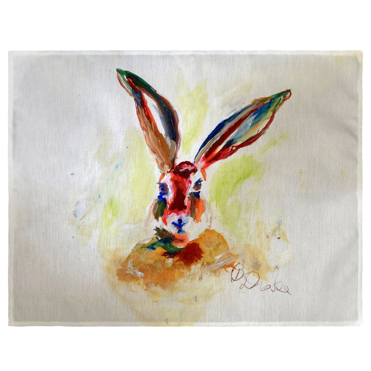 Picture of Betsy Drake PM1333 Jack Rabbit Place Mat - 14 x 18 in. - Set of 4