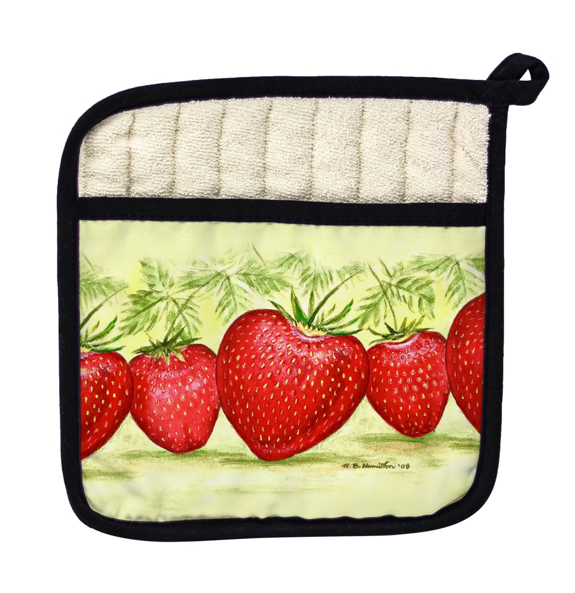 Picture of Betsy Drake PT1325 Strawberries Pot Holder