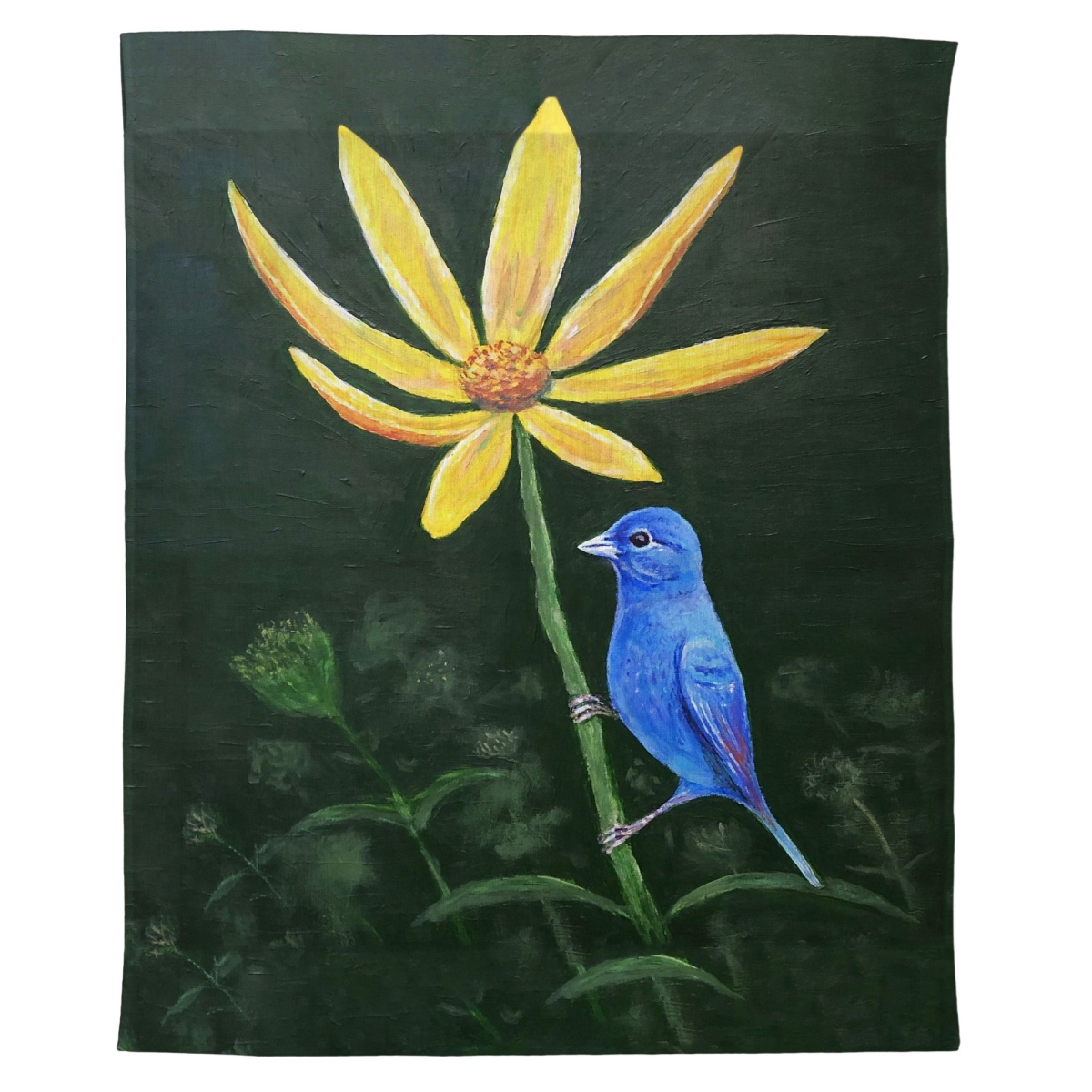 TP1285 Indigo Bunting Outdoor Wall Hanging - 24 x 30 in.