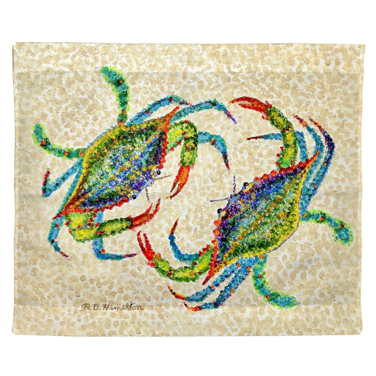 TP1321 Crab Dance Outdoor Wall Hanging - 24 x 30 in.