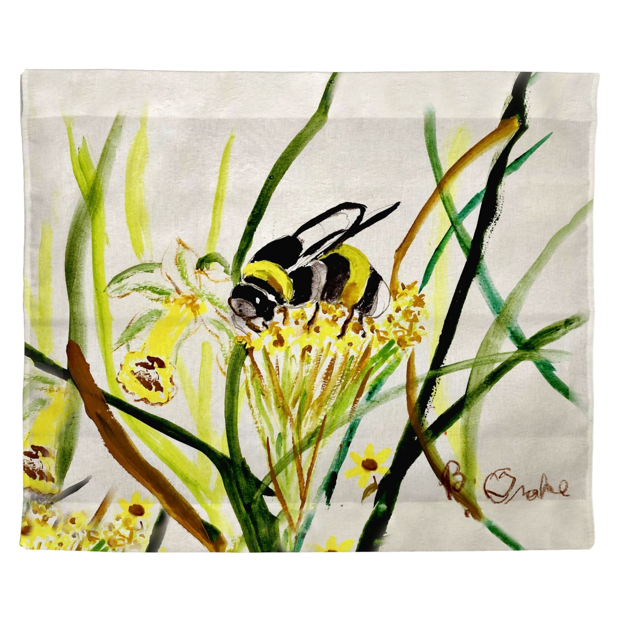 TP1326 Bee & Flower Outdoor Wall Hanging - 24 x 30 in.