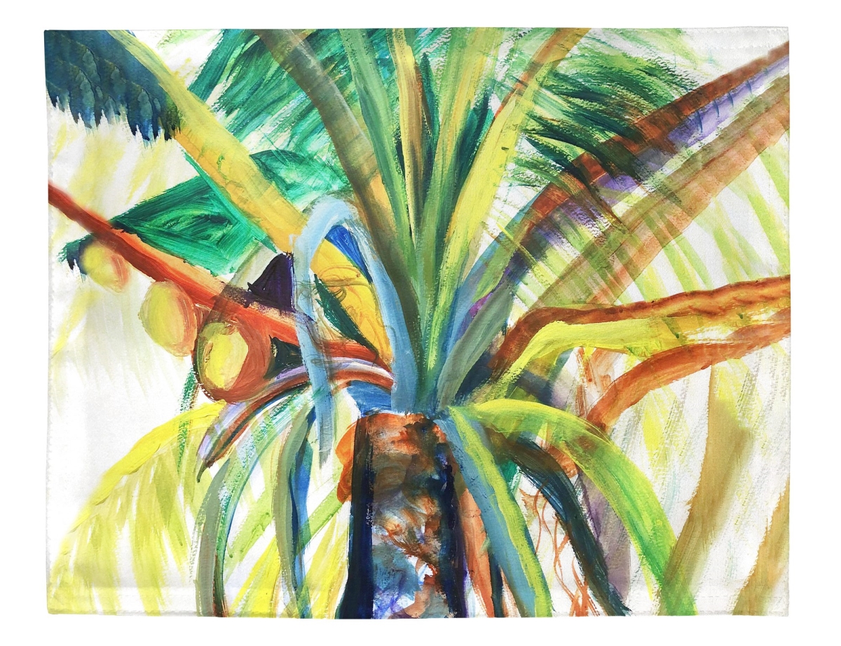 Picture of Betsy Drake PM1470 Palm & Nuts Place Mat - 14 x 18 in. - Set of 4