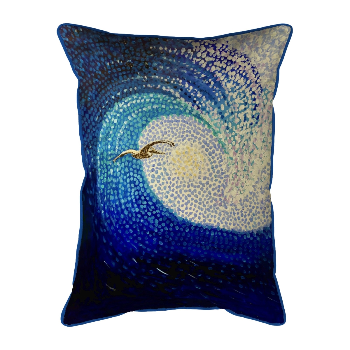ZP1432 Tall Ship Extra Large Pillow - 22 x 22 in.